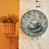 Coffee Is Always a Good Idea ラージ壁時計