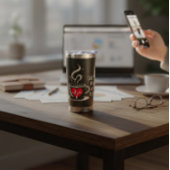 Coffee Is In My Blood 保温保冷タンブラー