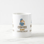 Coffee Is My Commitment – Funny Nurse Coffee Mug コーヒーマグカップ (中央)