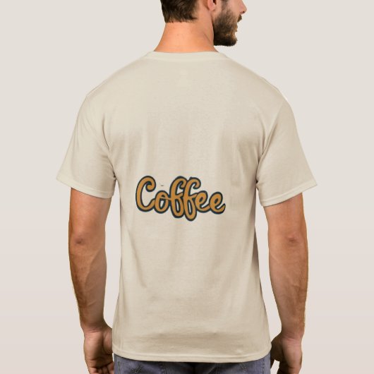 Coffee is my life tシャツ (裏面)