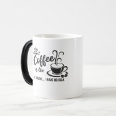 Coffee Is My Love Language – コーヒー愛好家の名言 モーフィングマグカップ (正面左)
