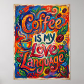 coffee is my love language ポスター (正面)