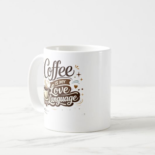 Coffee Is My Love Language マグ (正面左)