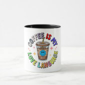 Coffee Is My Love Language Mug マグカップ (中央)