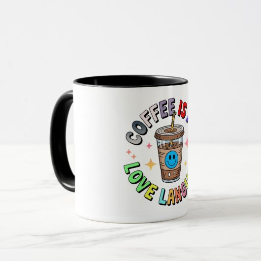 Coffee Is My Love Language Mug マグカップ (正面左)