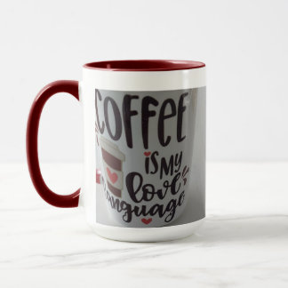 Coffee is my love language...mug マグカップ