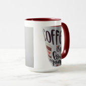Coffee is my love language...mug マグカップ (正面右)
