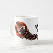 Coffee is my love language mug -funny gift コーヒーマグカップ (正面左)
