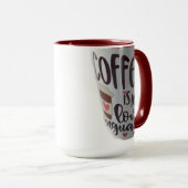 Coffee is my love language...mug mug マグカップ (正面右)