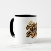 Coffee Is My Mood マグカップ|面白いコーヒー好きの陶器 マグカップ (正面左)