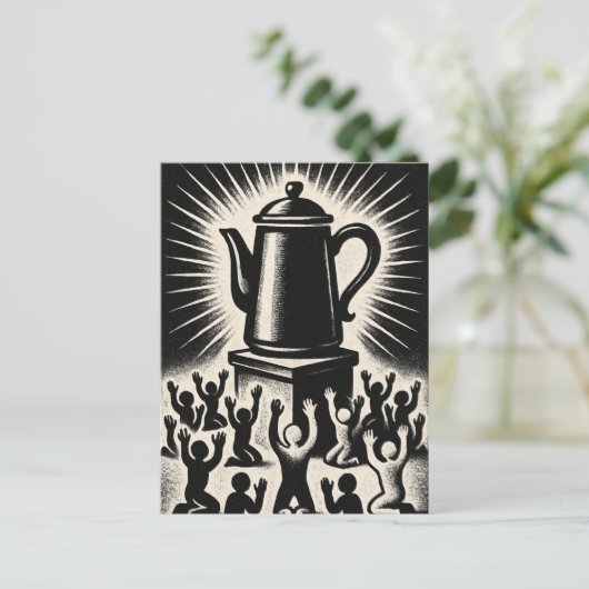 Coffee Is My Religion – Worship Coffee ポストカード (スタンド正面)