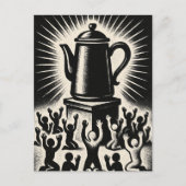 Coffee Is My Religion – Worship Coffee ポストカード (正面)