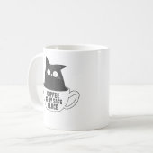  Coffee Is My Safe Place コーヒーマグカップ (正面左)