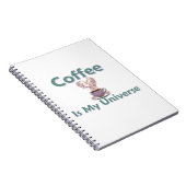  Coffee Is My Universe ノートブック (右側)