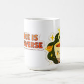Coffee Is My Universe – Funny Cosmic Coffee Lover  コーヒーマグカップ (中央)