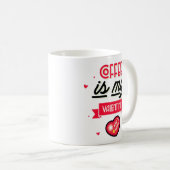 Coffee Is My Valentine - Classic Mug コーヒーマグカップ (正面右)