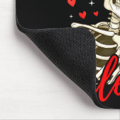 Coffee Is My Valentine Skeleton Funny Coffee Lover マウスパッド (コーナー)