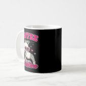 Coffee Is My Valentine Skeleton Valentine Funny Co コーヒーマグカップ (正面左)
