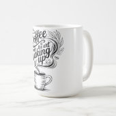 Coffee is the art of waking up コーヒーマグカップ (正面右)