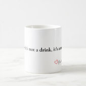 Coffee It's Not a Drink, It's a Moment Minimalist コーヒーマグカップ (中央)