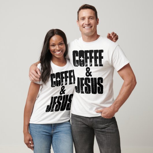 COFFEE & JESUS Tシャツ&フード付 Tシャツ (ユニセックス)