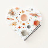 Coffee Journalを使ったファッショナブルな少女 ノートブック (裏面)