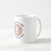 Coffee & Kitten Quote Mug コーヒーマグカップ (正面右)