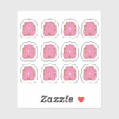 Coffee Letter A: Monogram Initial Sheet シール (シート)