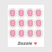 Coffee Letter B: Monogram Initial Sheet シール (シート)