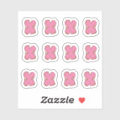 Coffee Letter X: Monogram Initial Sheet シール (シート)