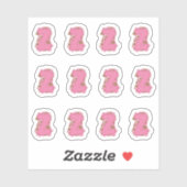 Coffee Letter Z: Monogram Initial Sheet シール (シート)