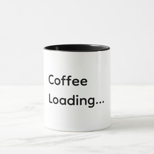 Coffee Loading… Funny Coffee Mug マグカップ (中央)