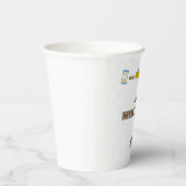 Coffee Loading Paper Cup – Funny Design 紙コップ (右)