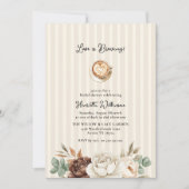 Coffee Love Brewing Bridal Shower Invitation 招待状 (正面)