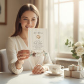 Coffee Love Brewing Bridal Shower Invitation 招待状