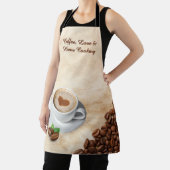 Coffee, Love & Home Cooking Apron Design エプロン (インサイチュ)