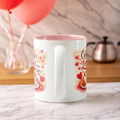 Coffee Love in a Cup Personalized Coffee Lover mug ツートーンマグカップ