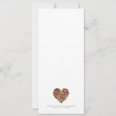Coffee Love is Brewing Bridal Shower 招待状 (裏面)