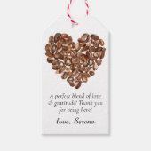 Coffee Love is Brewing Shower Thank You Favor ギフトタグ (正面)