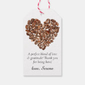 Coffee Love is Brewing Shower Thank You Favor ギフトタグ (裏面)