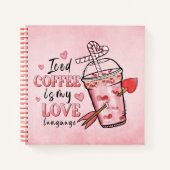 Coffee Love Notebook ノートブック (正面)