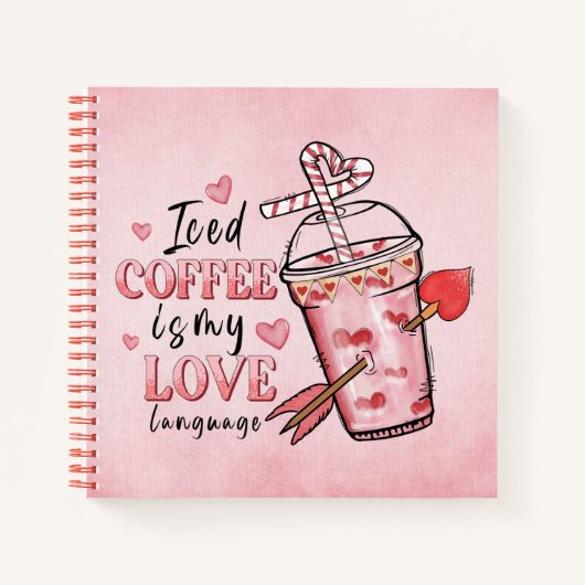 Coffee Love Notebook ノートブック (正面)