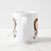 Coffee Love Valentine Gift, Dear Coffee  ジャンボコーヒーマグカップ (裏面)