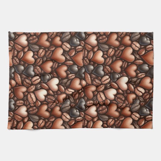 Coffee Lover キッチンタオル (横)