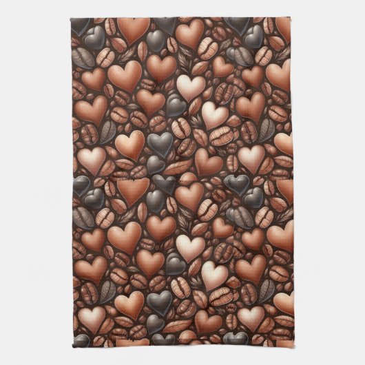 Coffee Lover キッチンタオル (縦)