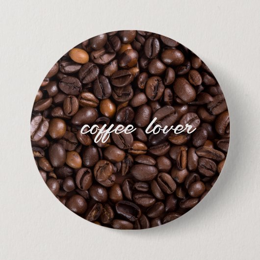 Coffee lover 缶バッジ (正面)