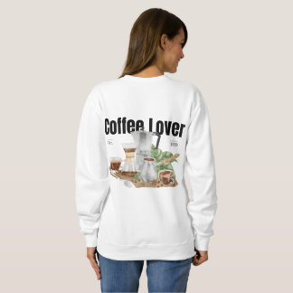 Coffee Lover Aesthetic Minimalist Trendy Women's スウェットシャツ