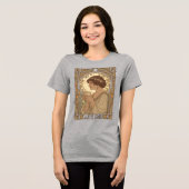 Coffee Lover And Nature Art Nouveau Illustration  トライブレンドＴシャツ (正面全面)