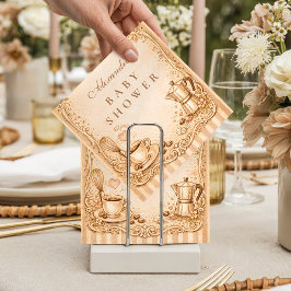 Coffee Lover Baby Shower スタンダードカクテルナプキン