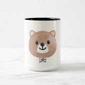 Coffee Lover Bear Mug ツートーンマグカップ (中央)